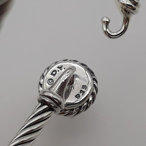 David Yurman Sterling Silver bracelet with Pearl - Picture 5 of 6